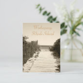 Weekapaug Rhode Island Briefkaart (Staand voorkant)