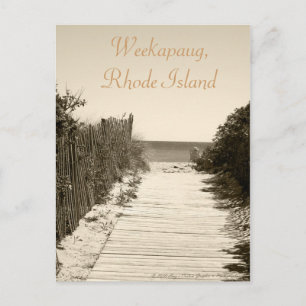 Weekapaug Rhode Island Briefkaart