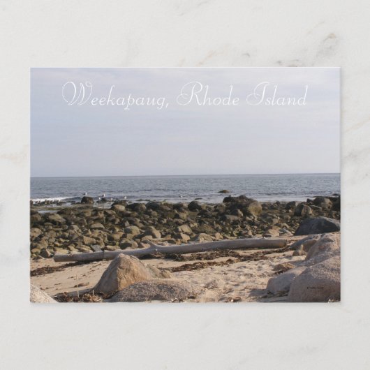 Weekapaug, Rhode Island Briefkaart (Voorkant)