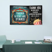 Weekbanner filmthema lerarenwaardering spandoek (Beurs)
