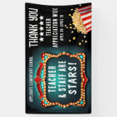 Weekbanner filmthema lerarenwaardering spandoek (Verticaal)