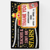 Weekbanner filmthema lerarenwaardering spandoek (Verticaal)