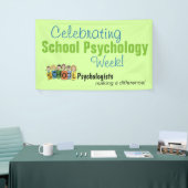 Weekbanner schoolpsychologie spandoek (Beurs)