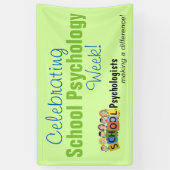 Weekbanner schoolpsychologie spandoek (Verticaal)