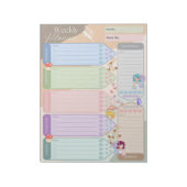 Weekblad Fantasy Fairy Butterfly Multicolor Notitieblok (Linkerzijde)