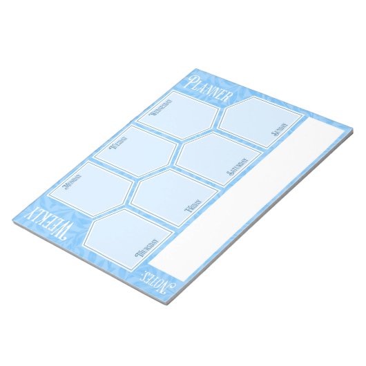 Weekblad Floral Notitieblok (Schuin)