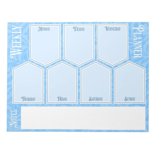 Weekblad Floral Notitieblok (Voorkant)