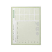 Weekblad Groene Planner Weekblad Notitieblok (Linkerzijde)