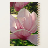 Weekblad / Maandelijks roze Floral Foto Name Plann Planner (Achterkant)
