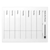 Weekblad Notitieblok (Voorkant)