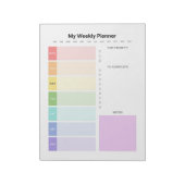 Weekblad Notitieblok (Linkerzijde)