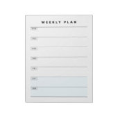 Weekblad Notitieblok (Linkerzijde)