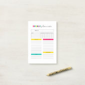 Weekblad Planner Post-it® Notes (Op bureau)