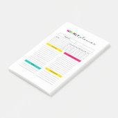 Weekblad Planner Post-it® Notes (Schuin)