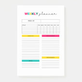 Weekblad Planner Post-it® Notes (Voorkant)