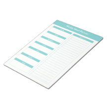 Weekblad Planner - Turquoise