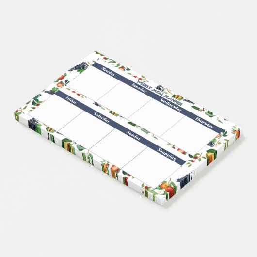 Weekblad Post-it® Notes (Schuin)