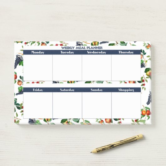 Weekblad Post-it® Notes (Op bureau)