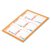 Weekblad Rose Bouquet Sinaasappel Notitieblok (Schuin)