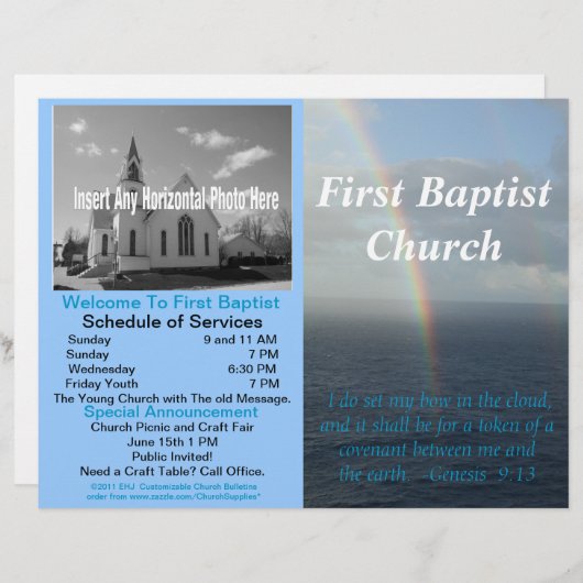  weekblad van de Kerk (binnenin blank) (Voorkant / Achterkant)