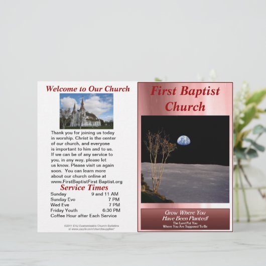  weekblad van de Kerk (binnenin blank) (Staand voorkant)