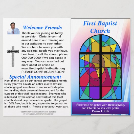  weekblad van de Kerk (binnenin blank) (Voorkant)