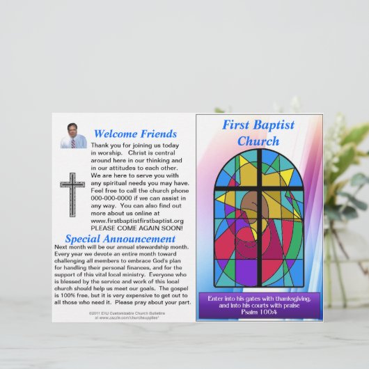  weekblad van de Kerk (binnenin blank) (Staand voorkant)