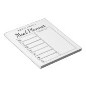 Weekblad voor familie notitieblok (Schuin)