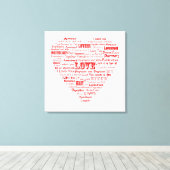 Weekblad voor nagenoeg het collage canvas afdruk (Insitu (Houten vloer))