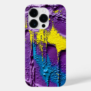Weekblauw-gele extrusiekleuren Case-Mate iPhone 14 pro hoesje