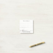 Weekbokstructuur Naam 3 x 3 toevoegen Post-it® Notes (Op bureau)