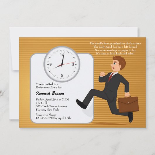 Weekdag uitnodiging van de Partij voor de Uittredi (Voorkant)