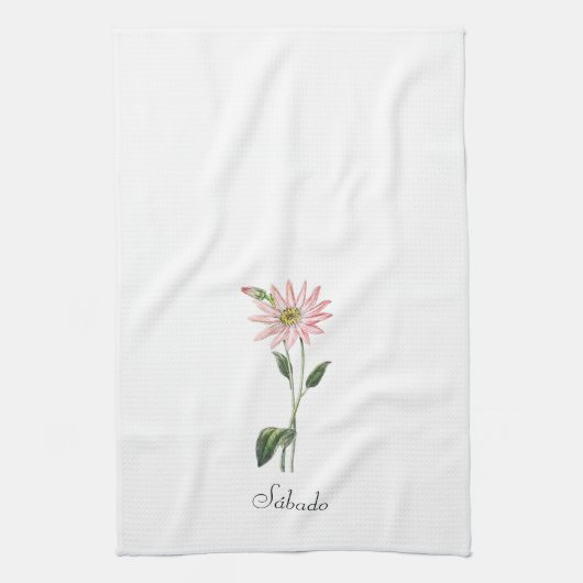 *Weekdagen 2.6SAB (Sábado) - Theedoek (Verticaal)