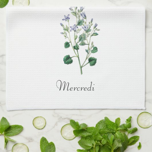 *Weekdagen FR2.3MER (Mercredi) - Theedoek (Gevouwen)