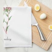 *Weekdagen GBUS2.1MON (maandag) - Theedoek (Quarter Fold)