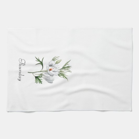 *Weekdagen GBUS2.4THU (donderdag) - Theedoek (Horizontaal)