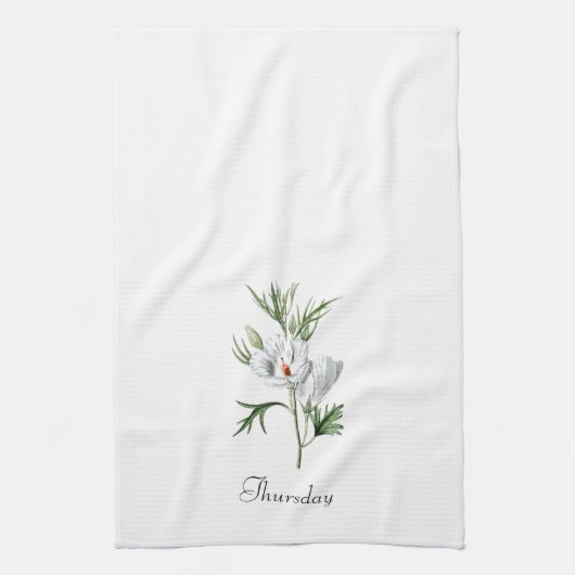 *Weekdagen GBUS2.4THU (donderdag) - Theedoek (Verticaal)