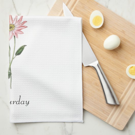 *Weekdagen GBUS2.6SAT (zaterdag) - Theedoek (Quarter Fold)