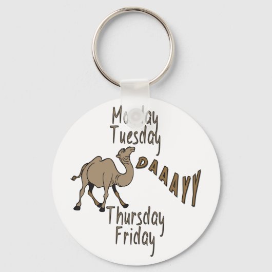 Weekdagen Hump Dag Sleutelhanger (Voorkant)
