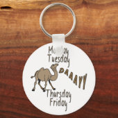 Weekdagen Hump Dag Sleutelhanger (Voorkant)