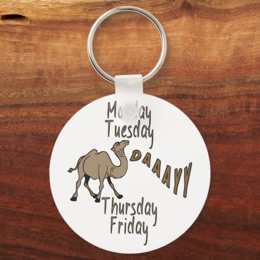 Weekdagen Hump Dag Sleutelhanger (Voorkant)