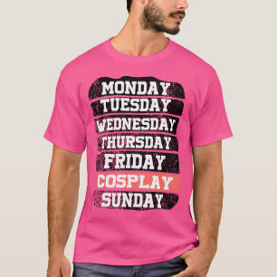 Weekdagen Werk Maandag Woensdag Vrijdag Zaterdag C T-shirt