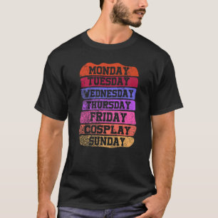 Weekdagen Werk Maandag Woensdag Vrijdag Zaterdag C T-shirt