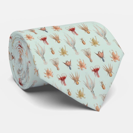 weekdieren (blauw) stropdas (Opgerold)