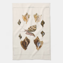 weekdieren en slakken, mariene levende organismen theedoek