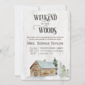 Weekeinde in de uitnodiging tot het indienen van B (Voorkant)