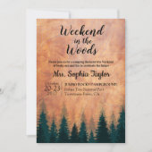 Weekeinde in de uitnodiging tot het indienen van B (Voorkant)