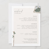 Weekeinde in de uitnodiging van de Bachelorette-pa (Achterkant)