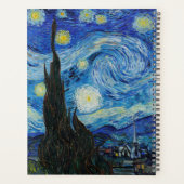 Weekelijks Maandelijks Van Gogh Sterrennacht schil Planner (Achterkant)