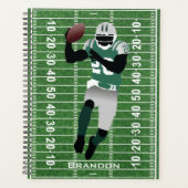 Weekelijks ontwerp van football Player/Maandelijks Planner (Voorkant)